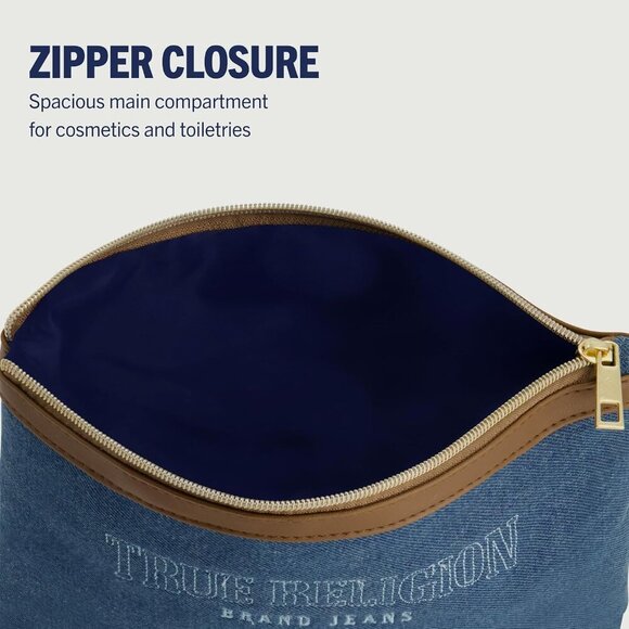 Women's Makeup Bag, Small Travel Cosmetic Zipper Pouch Organizer - Picture 6 of 6